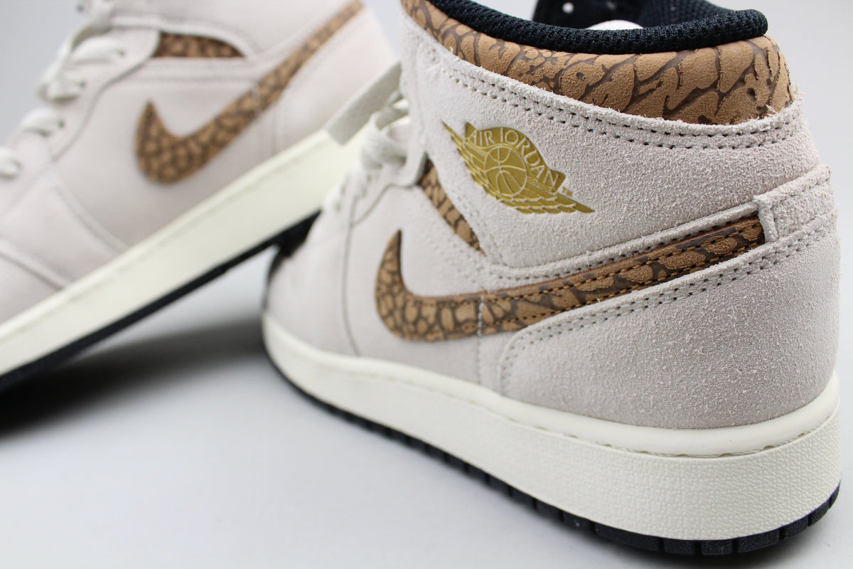 Air Jordan 1 Mid SE 'Brown Elephant' - Brown Elephant - image 2
