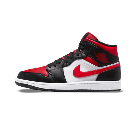 Jordan 1 Mid 'White Black Red' (2022) - White Black Red