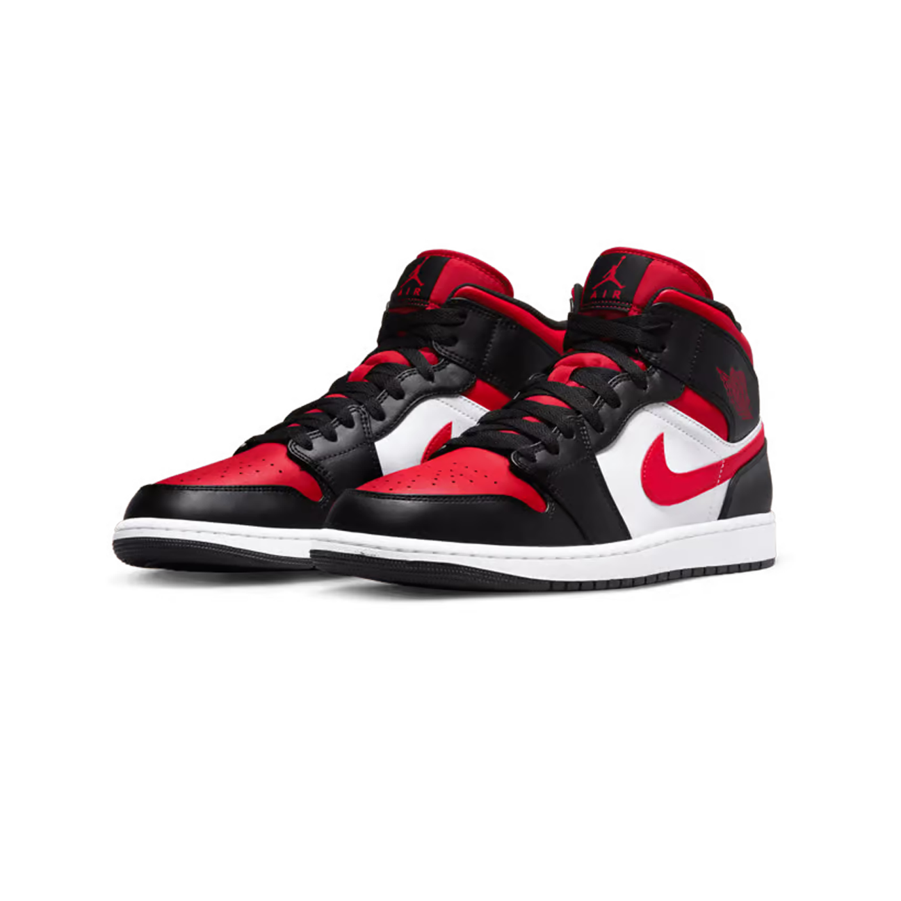 Jordan 1 Mid 'White Black Red' (2022) - White Black Red - image 2