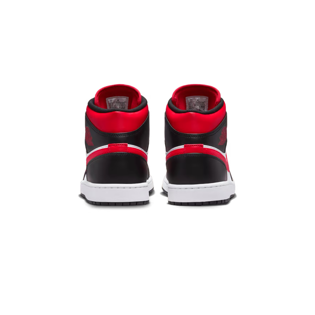 Jordan 1 Mid 'White Black Red' (2022) - White Black Red - image 4