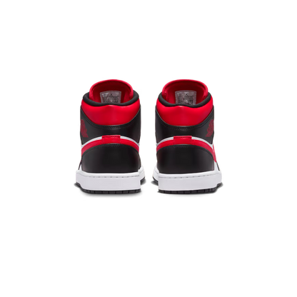 Jordan 1 Mid 'White Black Red' (2022) - White Black Red - image 4