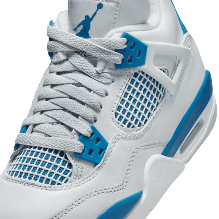 Jordan 4 Retro 'Military Blue' (2024) (GS) - Military Blue - image 8