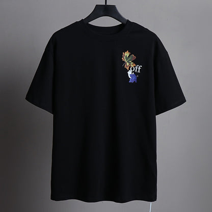 OFF-Whlte Arrow logo print T-shirt#82