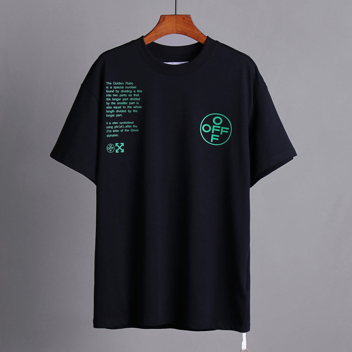 OFF-Whlte Arrow logo print T-shirt#73