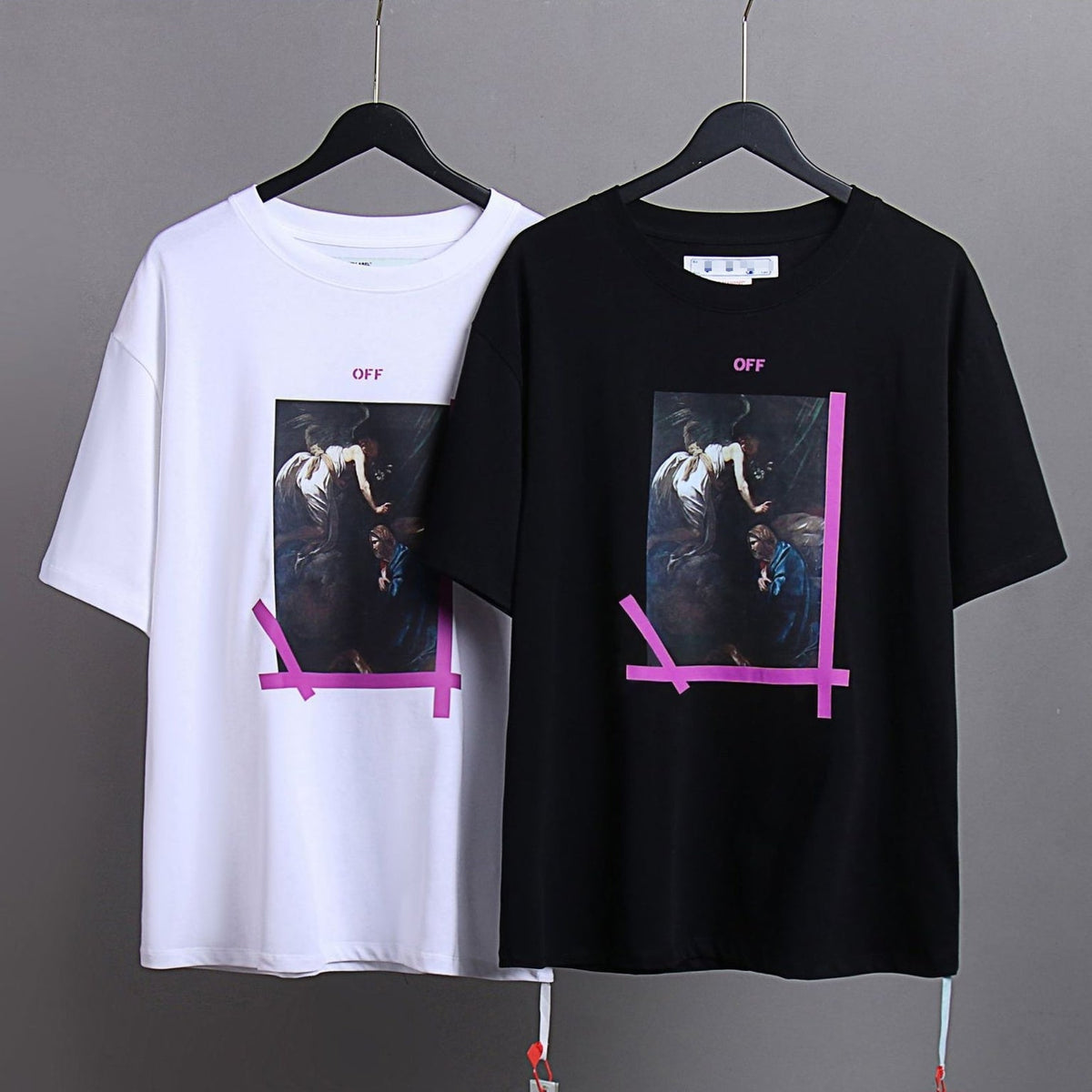 OFF-Whlte Arrow Logo Cotton T-shirt#70
