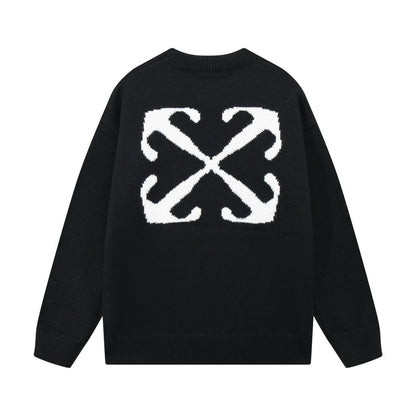 OFF-Whlte Intarsia Knit Sweater#5
