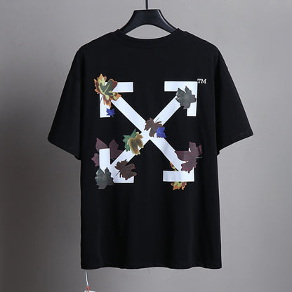 OFF-Whlte Arrow logo print T-shirt#82