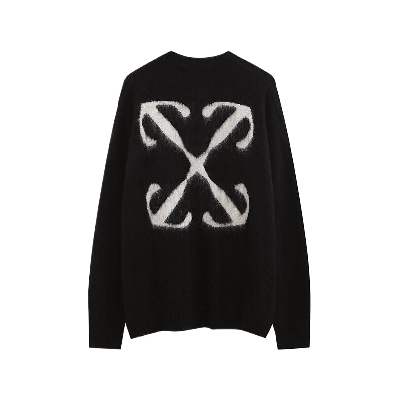 OFF-Whlte Intarsia Knit Sweater#7