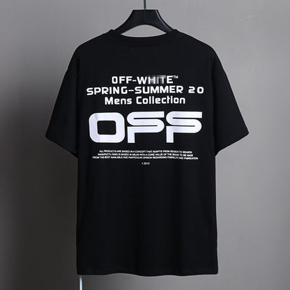 OFF-Whlte Arrow logo print T-shirt#79