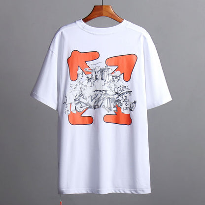 OFF-Whlte Arrow logo print T-shirt#71