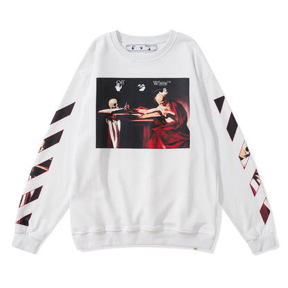 OFF-Whlte Arrow logo sports sweatshirt#43