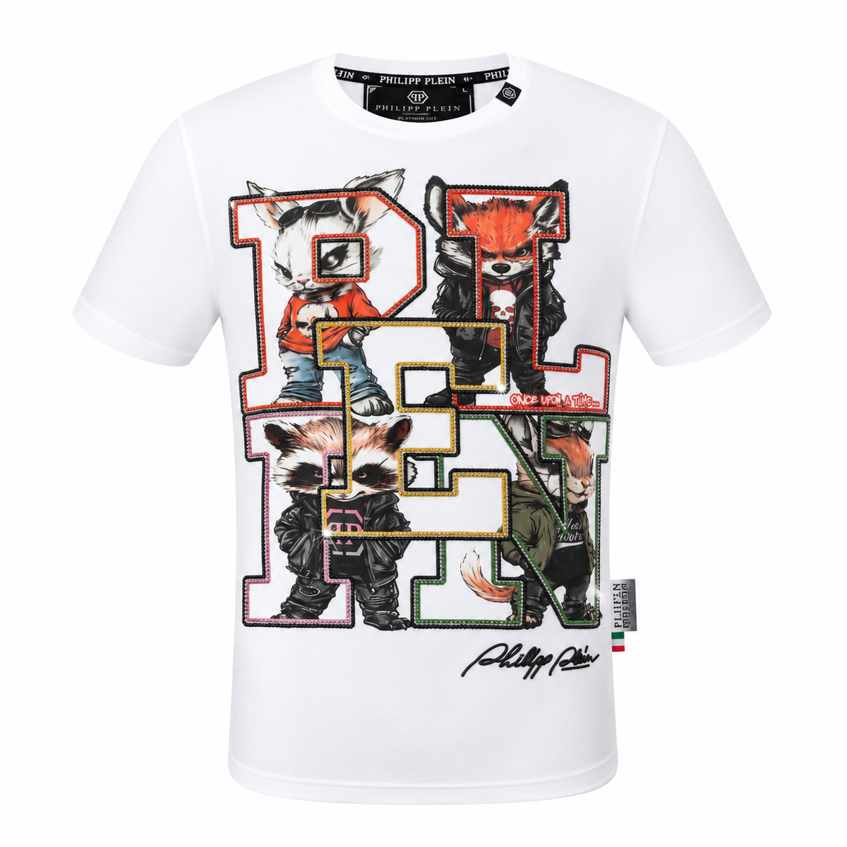 PP T-shirt Back Skull
