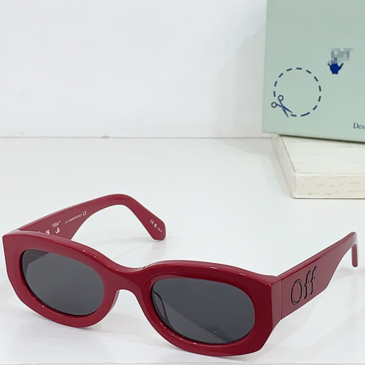 OFF-Whlte Arrow logo sunglasses#14E