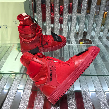 OFF-Whlte Arrow logo high-top sneakers#33