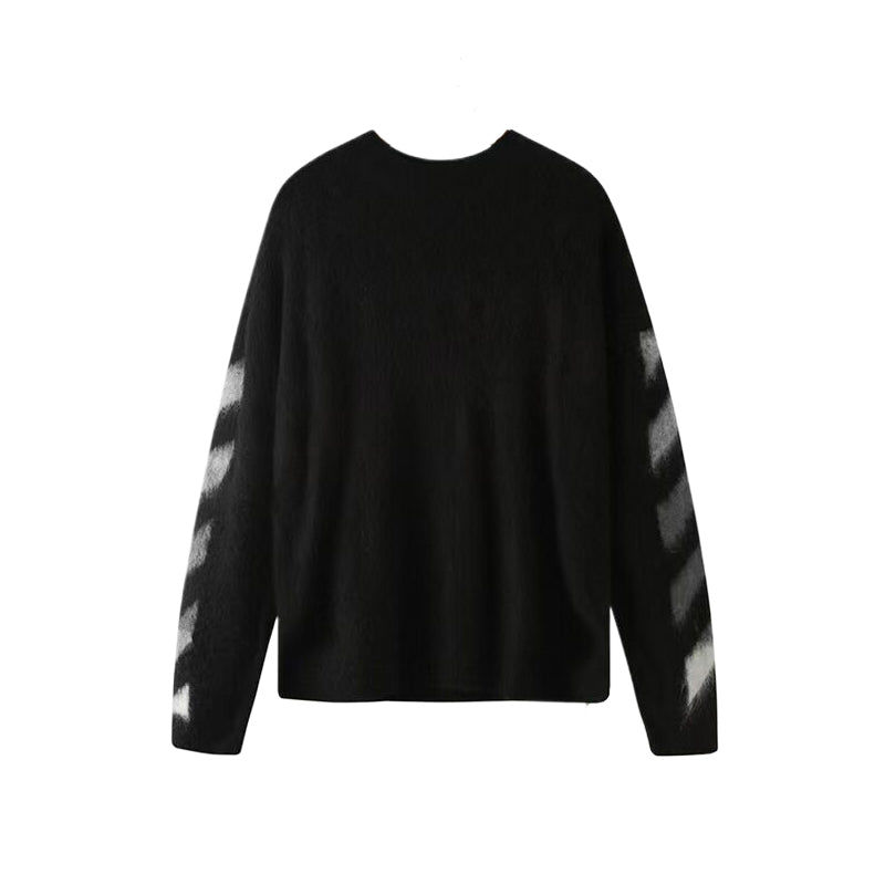 OFF-Whlte Intarsia Knit Sweater#1