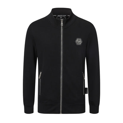 PP Stand collar sweatshirt jacket #9