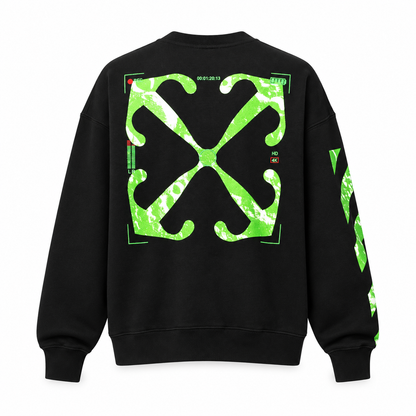 OFF-Whlte Arrow logo sports sweatshirt#1009