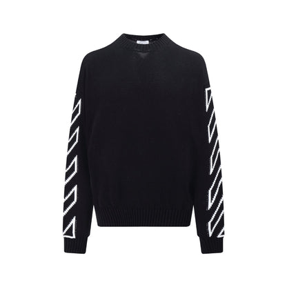 OFF-Whlte Intarsia Knit Sweater#11