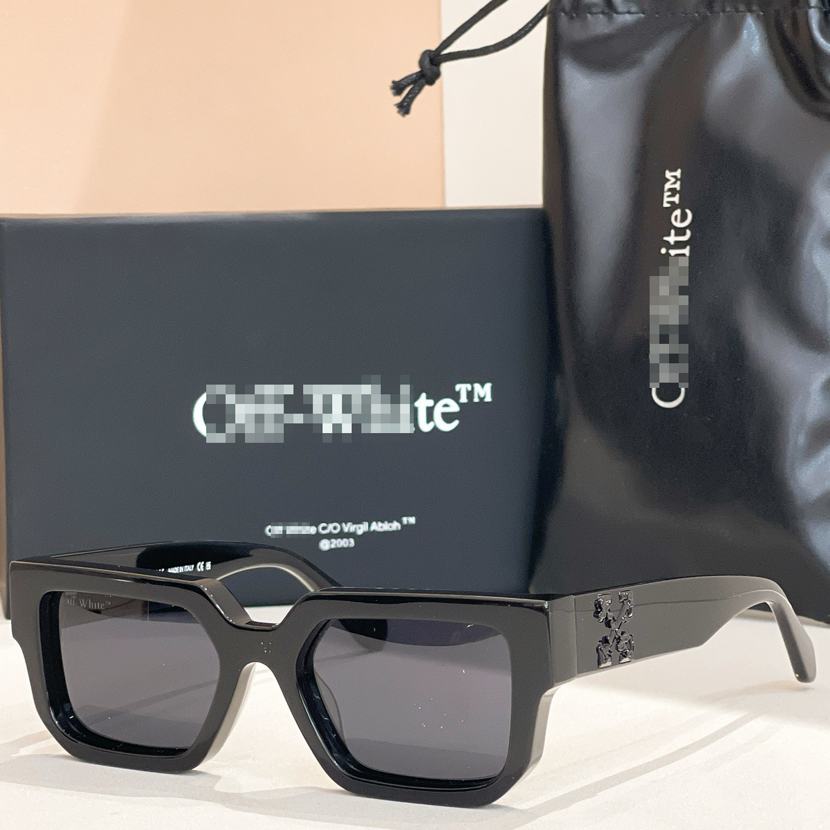 OFF-Whlte Arrow logo sunglasses#146