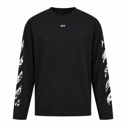 OFF-Whlte Arrow logo sports sweatshirt#1007