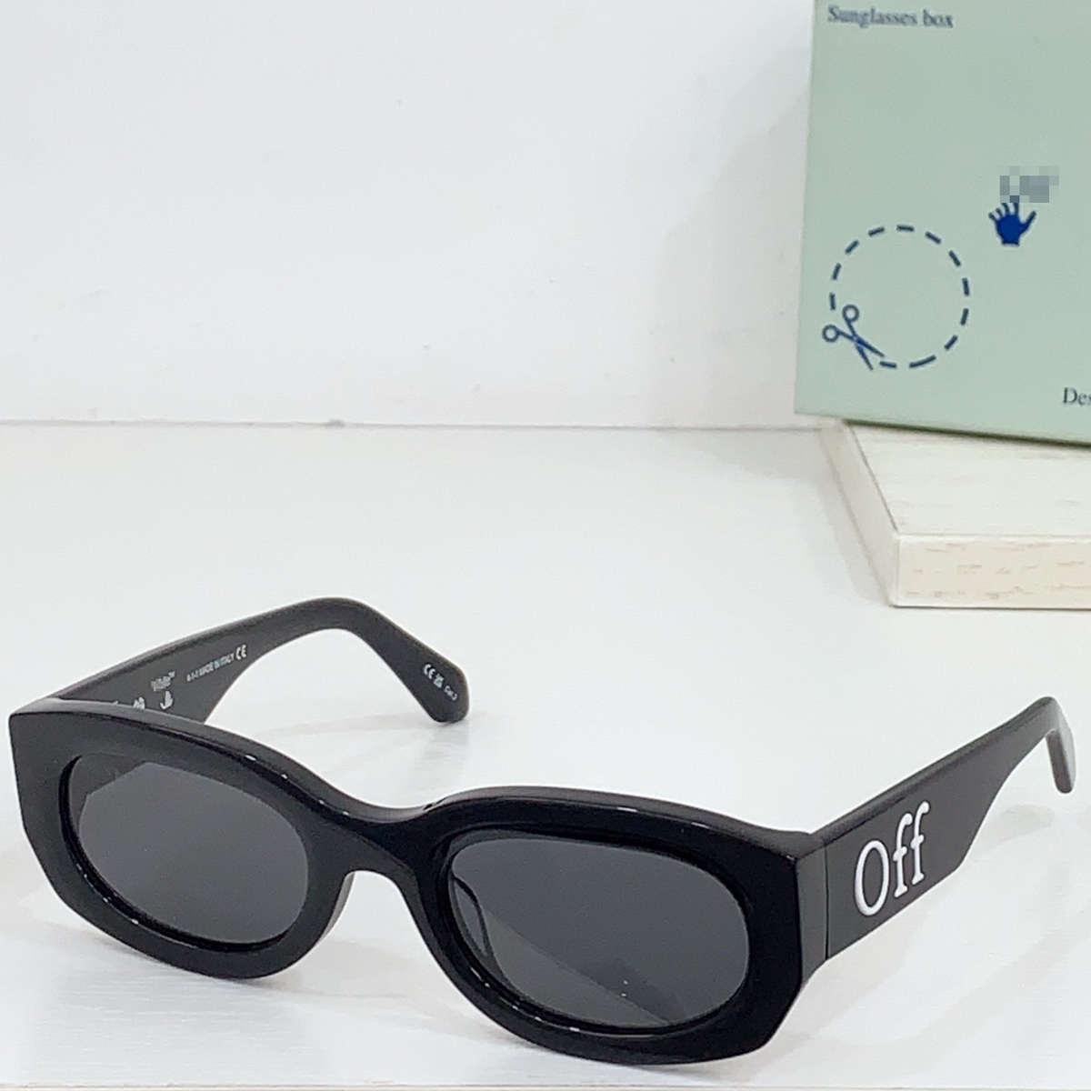 OFF-Whlte Arrow logo sunglasses#14E