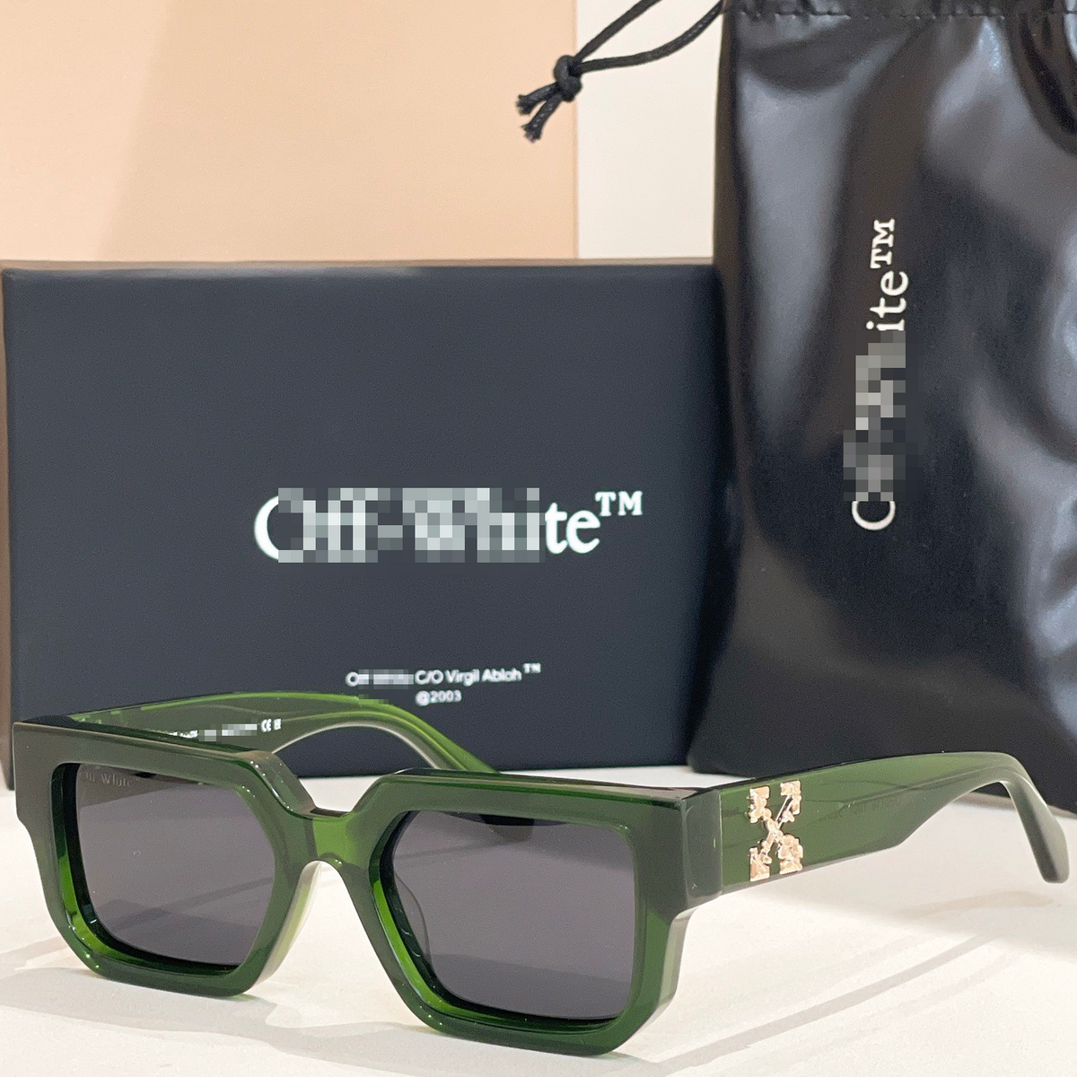 OFF-Whlte Arrow logo sunglasses#146