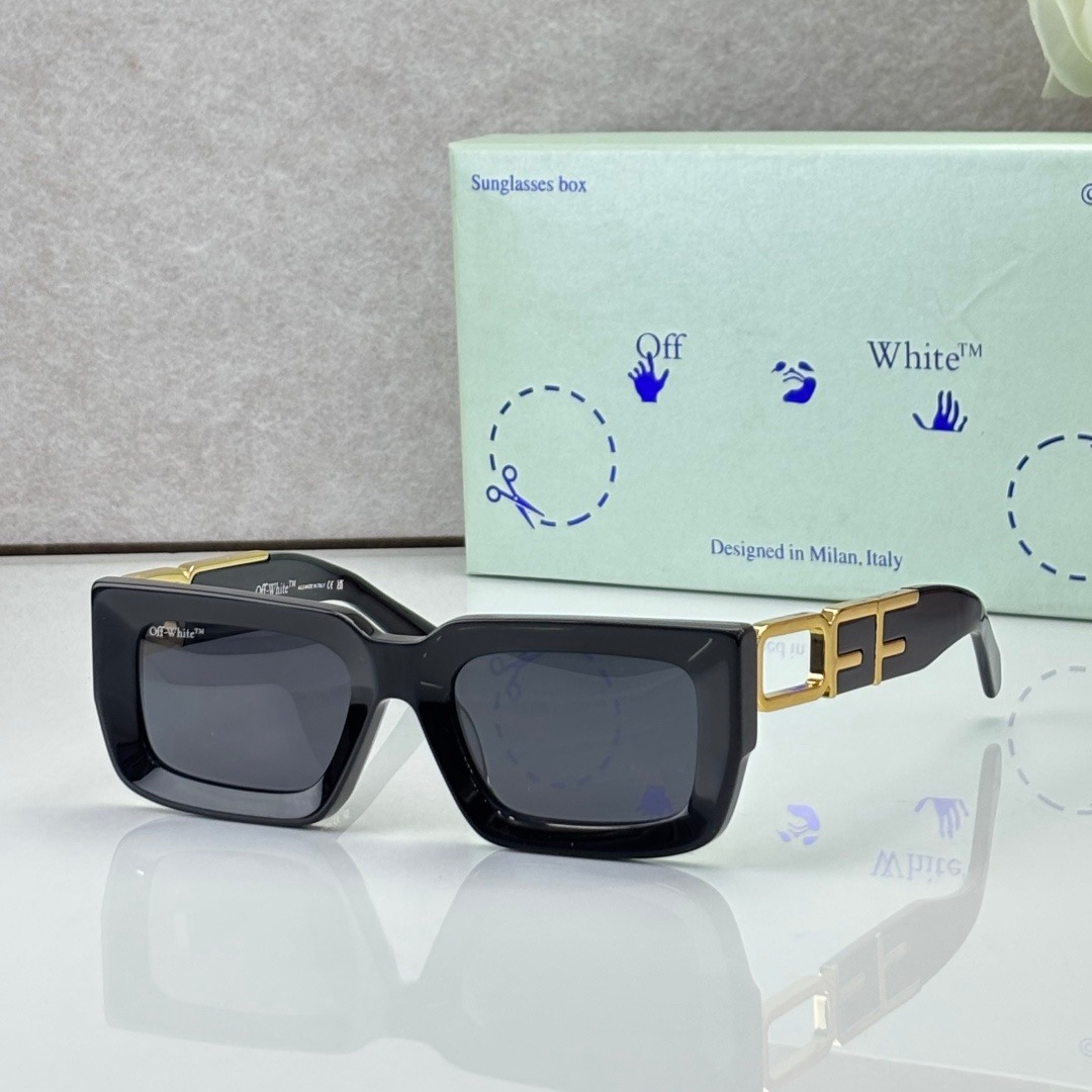 OFF-Whlte Arrow logo sunglasses #027
