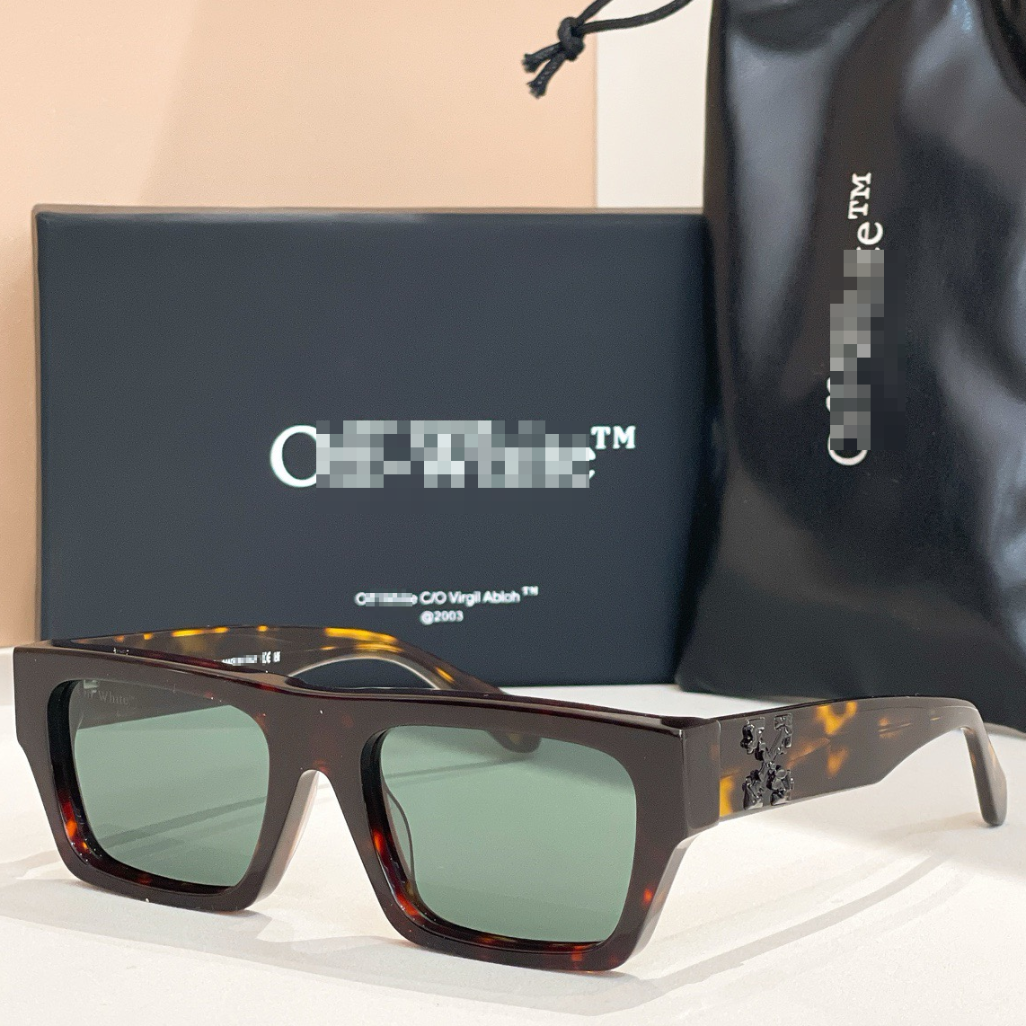 OFF-Whlte Arrow logo sunglasses#145