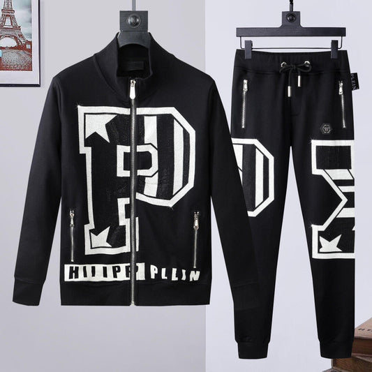 PP Skull Hoodie Jacket Suit