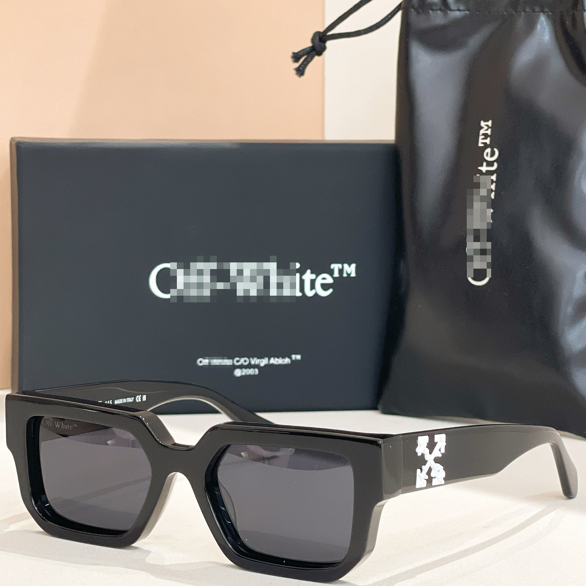 OFF-Whlte Arrow logo sunglasses#146