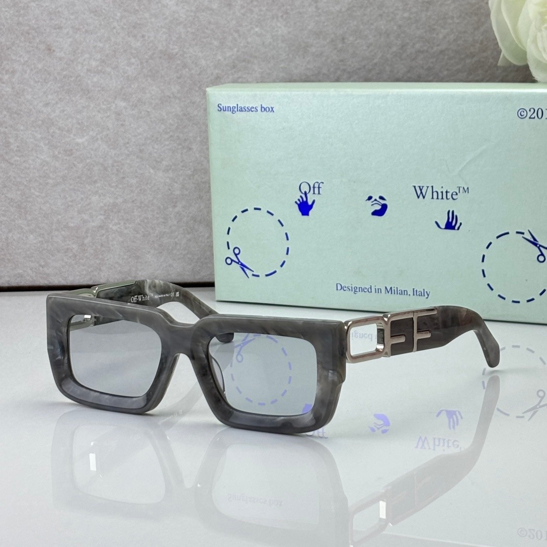 OFF-Whlte Arrow logo sunglasses #027