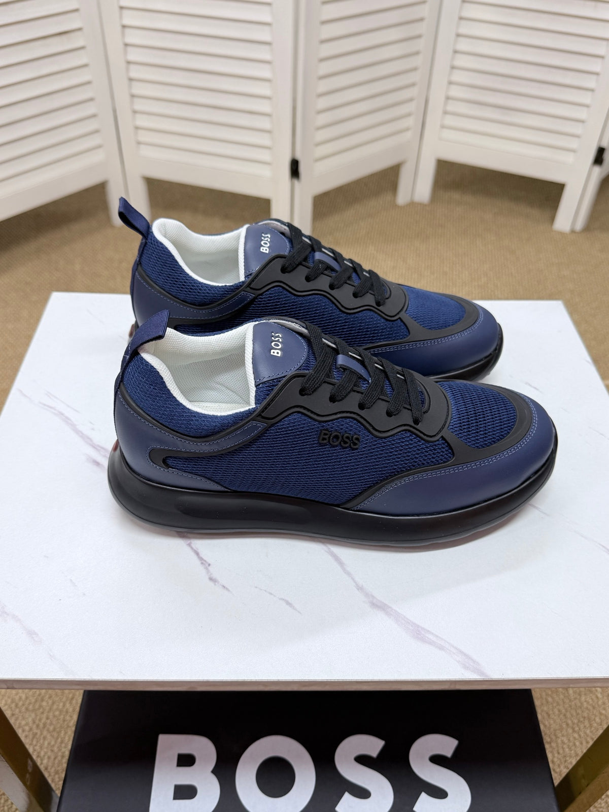 BOSS Casual Shoes 53 Navy Blue product photo 4