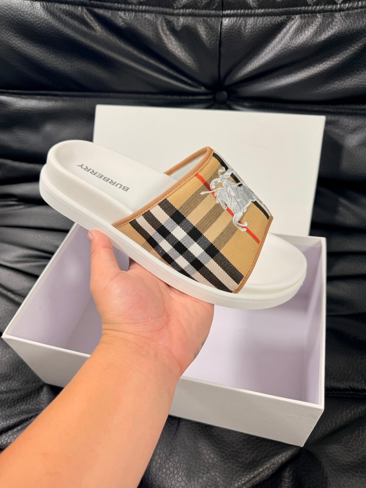 Burberry Vintage Check Slides#15 - Product Image 6