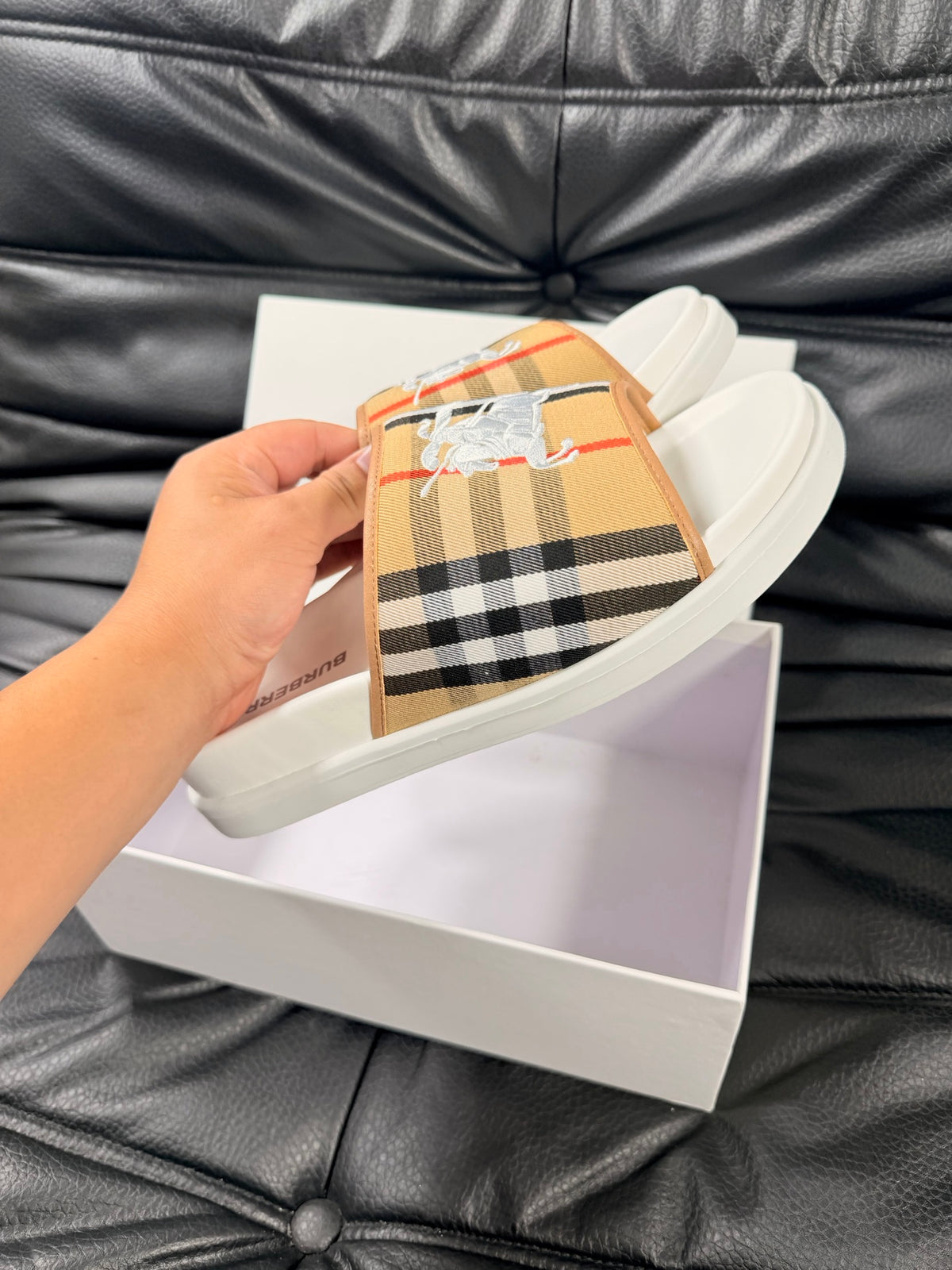 Burberry Vintage Check Slides#15 - Product Image 5