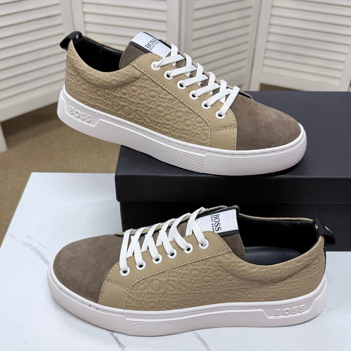 BOSS Casual Shoes 49 Taupe product photo 6