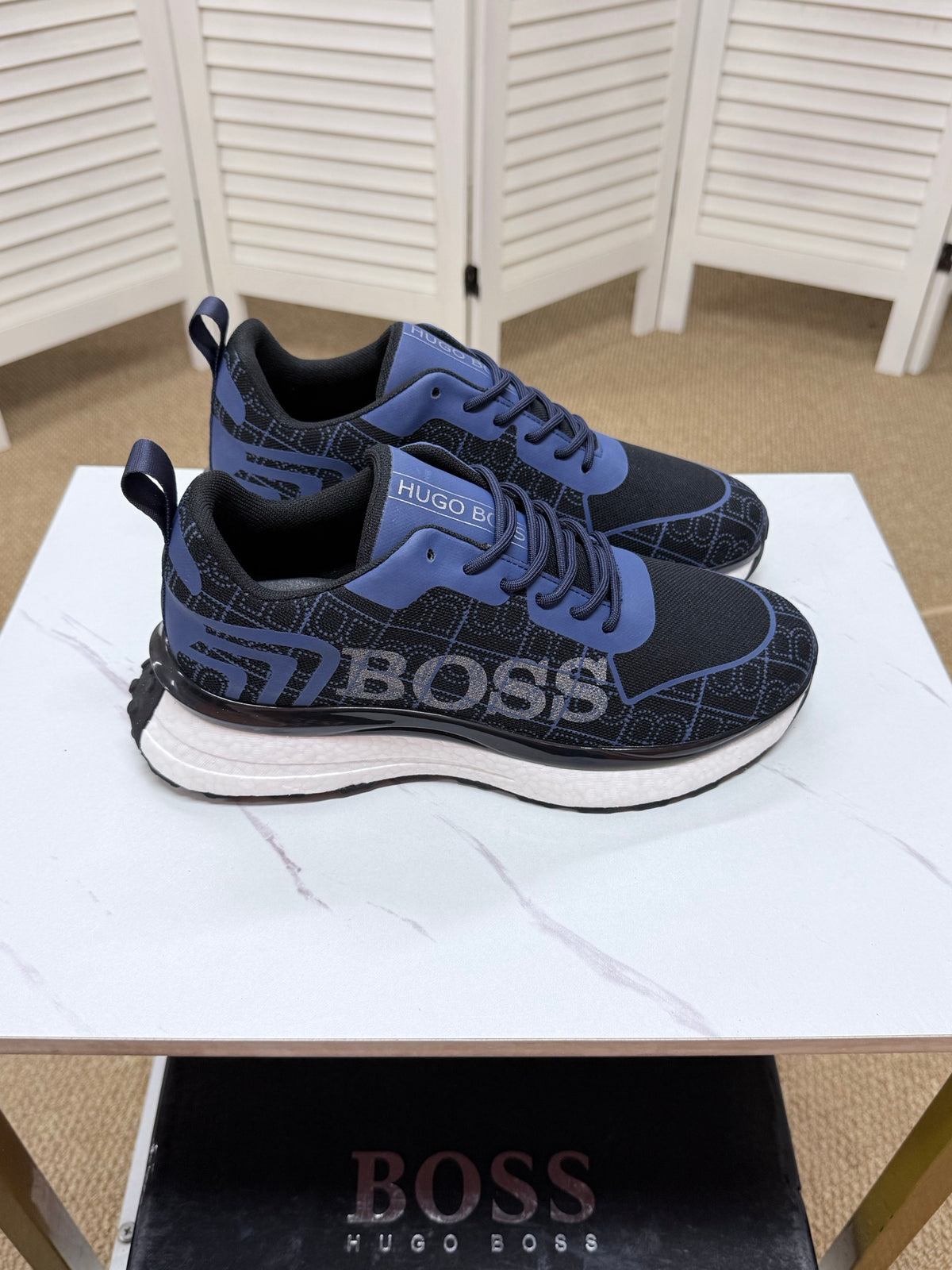 BOSS Casual Shoes 50 Navy Blue product photo 4