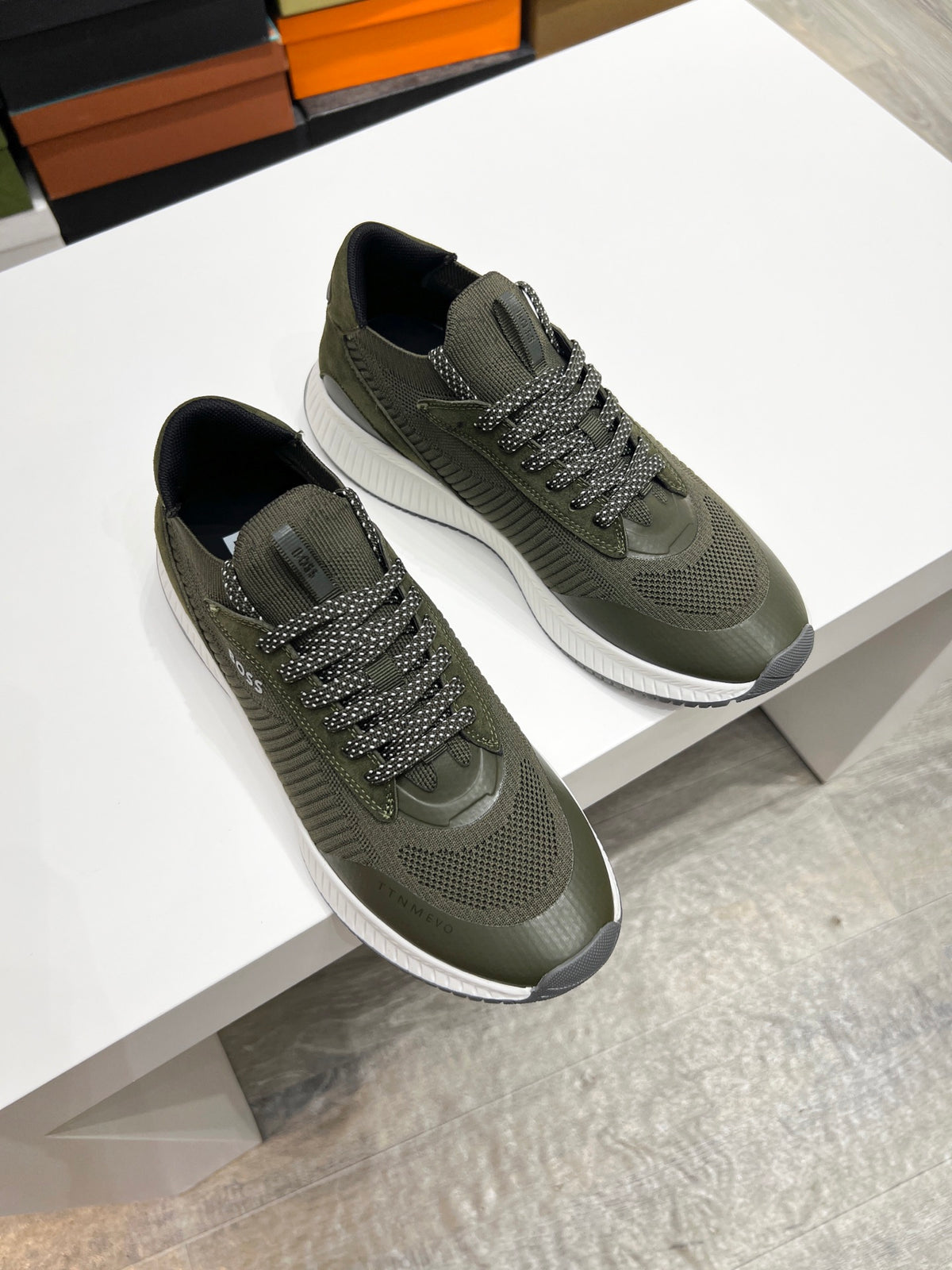 BOSS Casual Shoes 60 Olive Green product photo 5