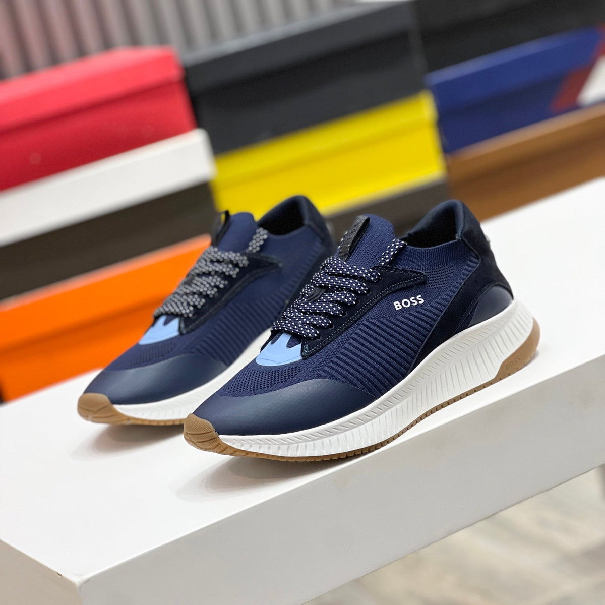 BOSS Casual Shoes 57 Navy Blue product photo 1
