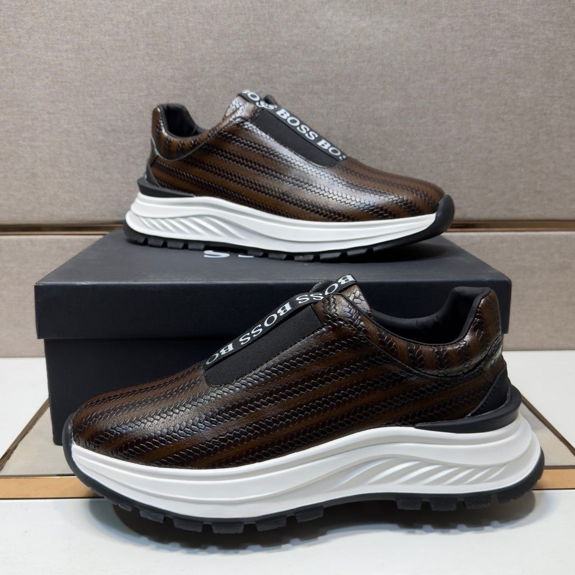 BOSS Casual Shoes 65 Brown product photo 4