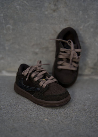 Travis Scott x Air Jordan 1 Low OG 'Velvet Brown' (TD) - Velvet Brown - image 4