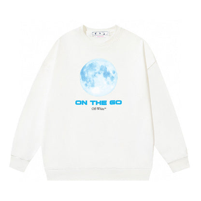 OFF-WHITE Heavyweight Moon Crewneck Sweatshirt