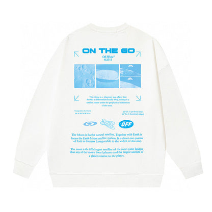 OFF-WHITE Heavyweight Moon Crewneck Sweatshirt