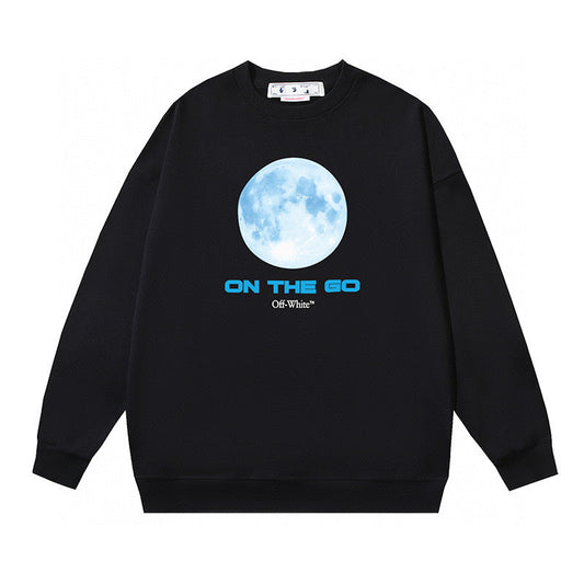 OFF-WHITE Heavyweight Moon Crewneck Sweatshirt