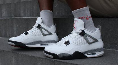 Air Jordan 4 Retro 'White Cement' (GS) - White Cement - image 14