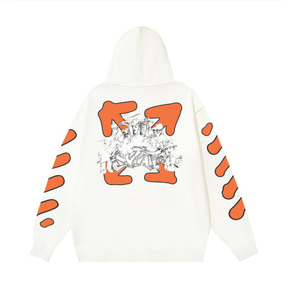 OFF-Whlte Arrow logo sports sweatshirt#9