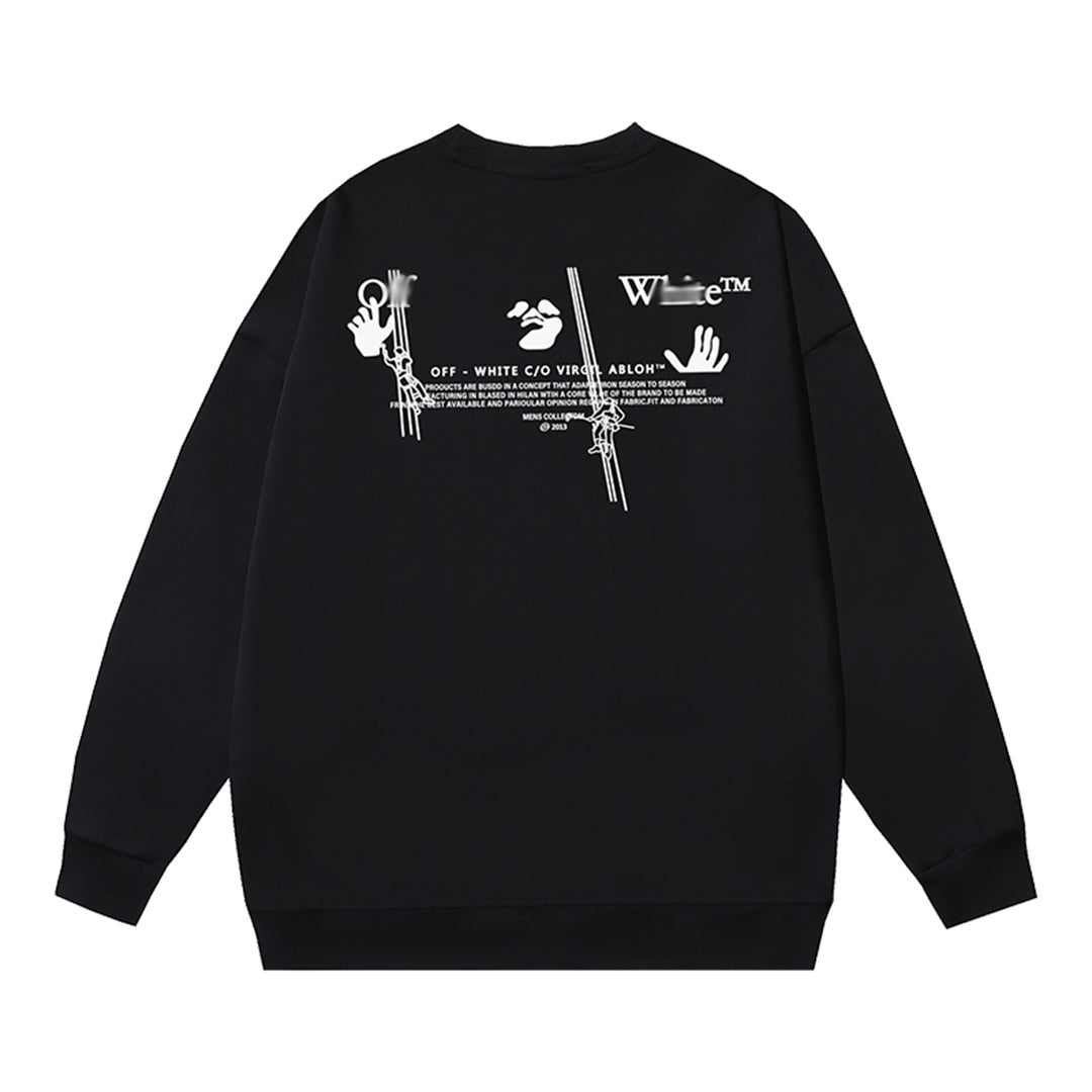 OFF-Whlte Arrow logo sports sweatshirt#114