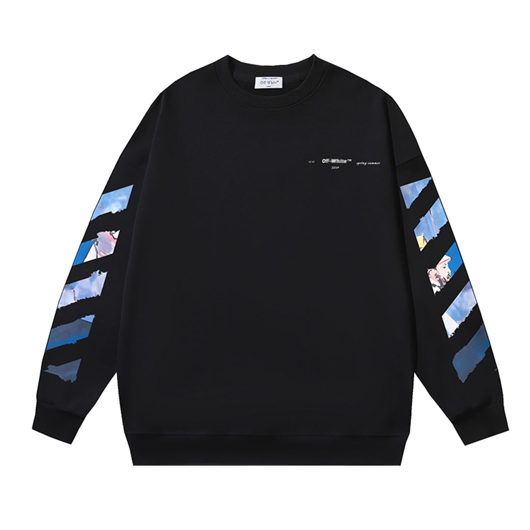 OFF-Whlte Arrow logo sports sweatshirt#1
