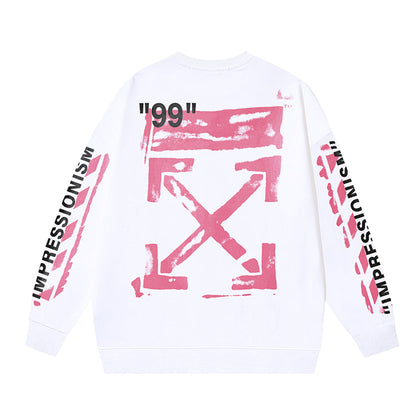 OFF-Whlte Arrow logo sports sweatshirt#2