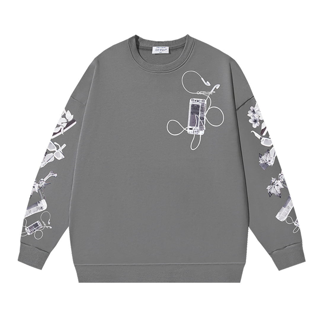 OFF-Whlte Arrow logo sports sweatshirt#1028