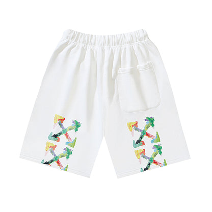 OFF-Whlte arrow print shorts#1